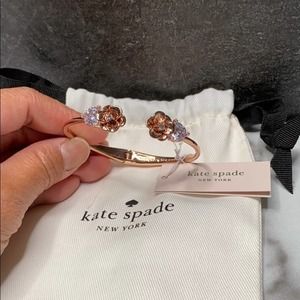 Kate Spade flower cluster bangle